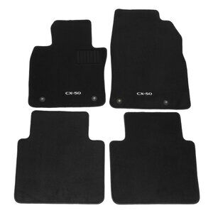 Mazda CX-50 OEM Carpet Floor Mats 2023-2025 Black 4pc Set VA40-68-G20-02 Genuine